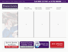 Tablet Screenshot of evansandlewis.com